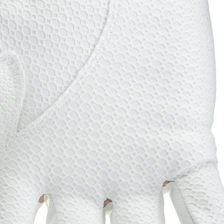 Men's Hexagrip Synthetic Bowls Glove - White