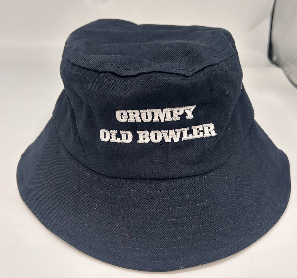 Grumpy Old Bowler - BUCKET HAT - HOT Summer item!