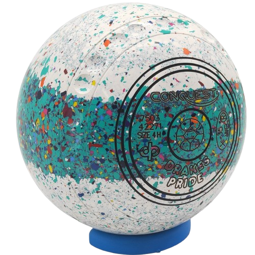 Trade In "Only 1 month old" Save $120" Drakes Pride Conquest Size 4 TriBand Mint White with 24 Dimple Grip