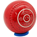 Greenmaster Premier Size 4 Red Maroon with full 40 Dimple Grip