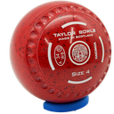 Taylor Redline SR Size 4 Red Maroon with Half Pipe Grip