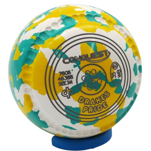 Drakes Pride Conquest Size 3 "New" Camo Bowl with Channel Grip
