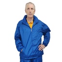 Unisex Waterproof Rain Jacket with Hoodie + carry bag