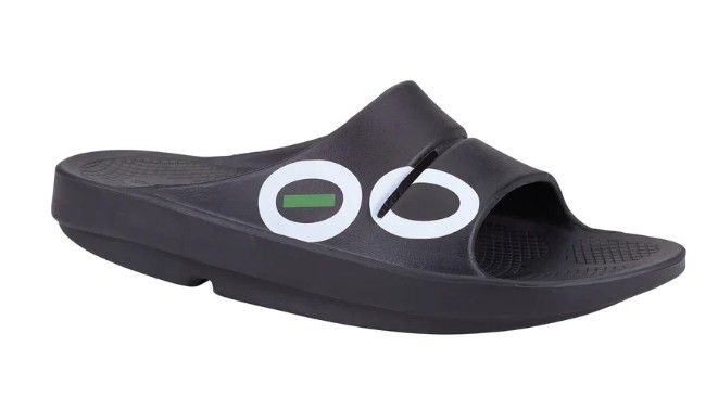 Oofos OOAHH Sport Slide - Black - HOT Summer item!