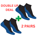 Womens Quarter Ankle BA socks - 2 PAIRS