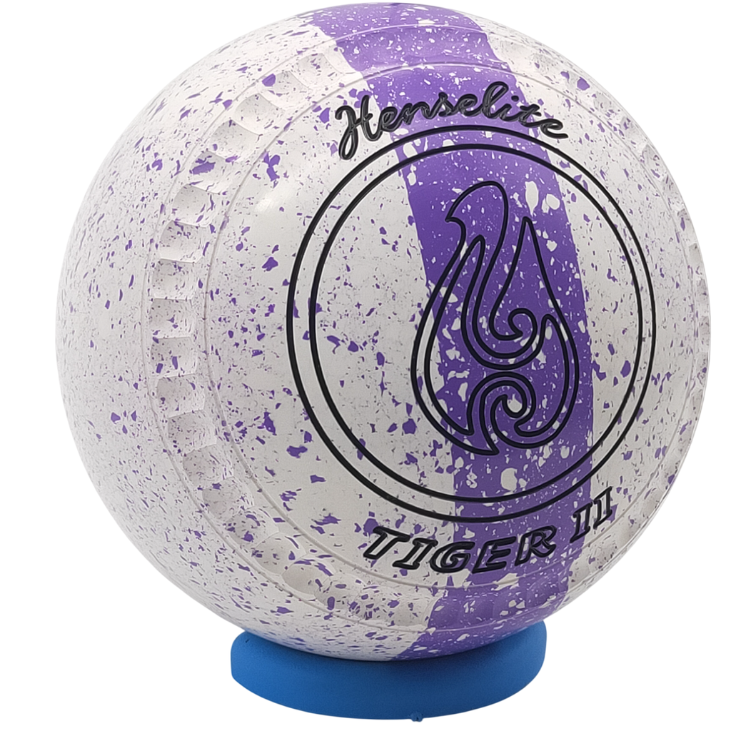 Henselite Tiger II Size 2 Orchid Trilogy with " C Grip " made EXCLUSIVELY for Hunter Bowls world wide !