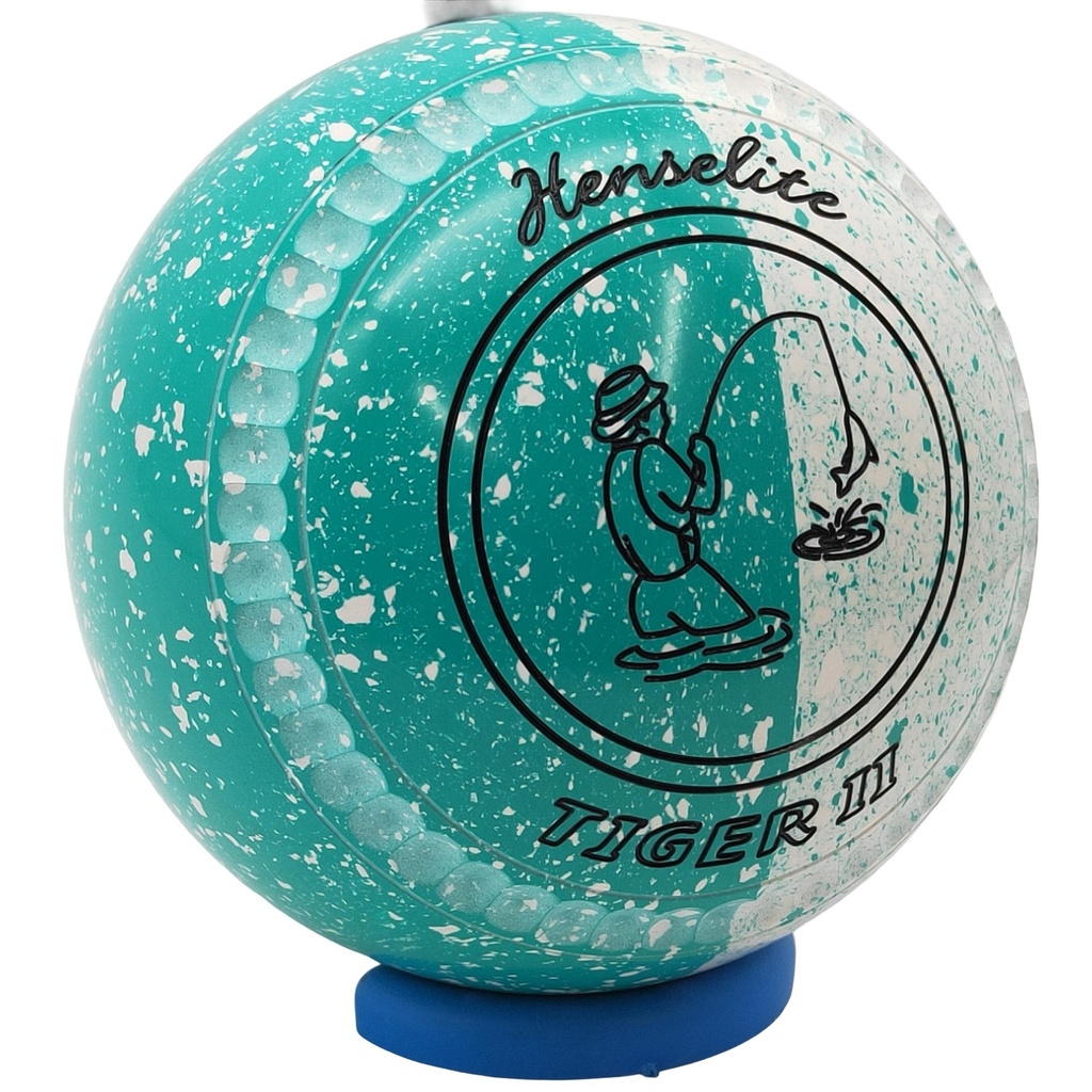 Henselite Tiger II Size 4 Peppermint Twist with " C Grip " the  Superior Grip !