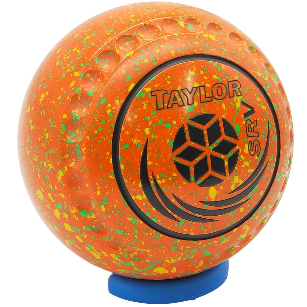 Taylor SRV Size 4 Orange Yellow Lime Half Pipe Grip