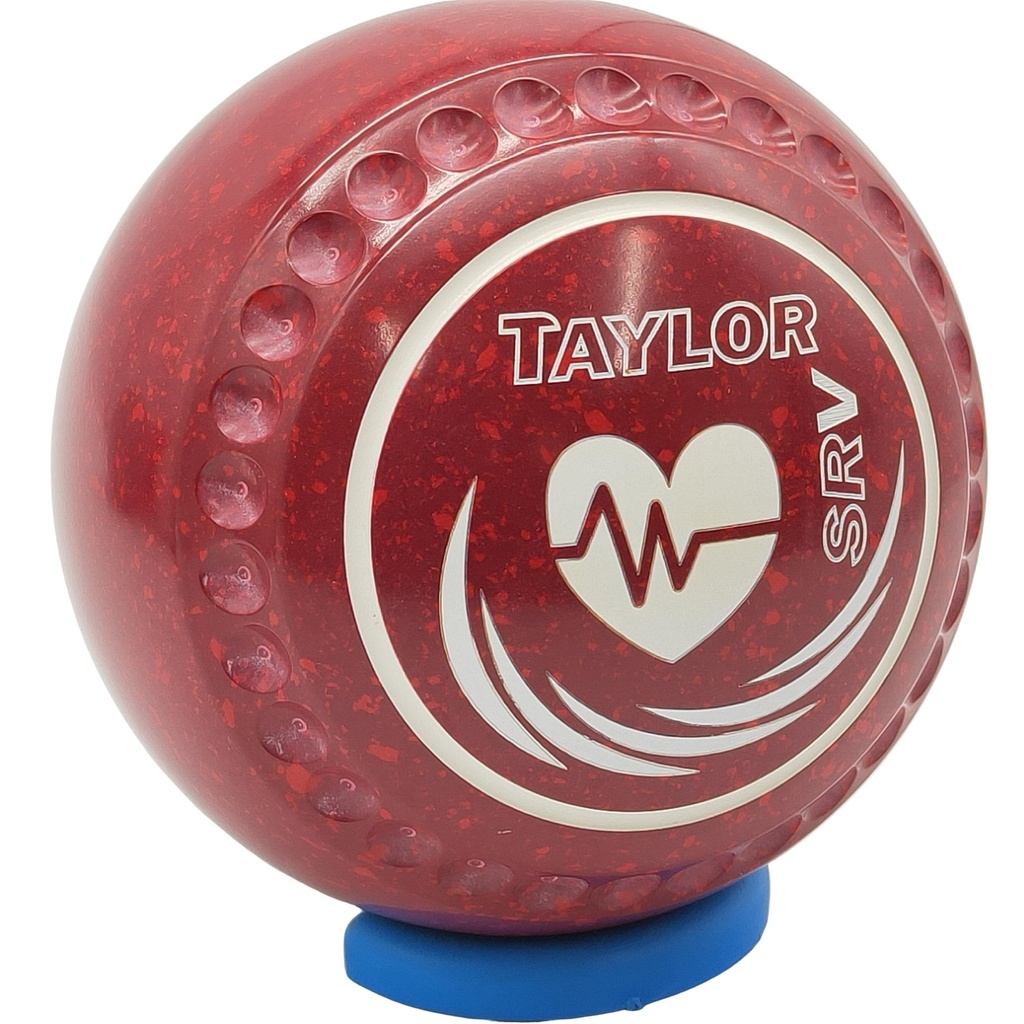 Taylor SRV Size 2 Red Maroon with Half Pipe Grip