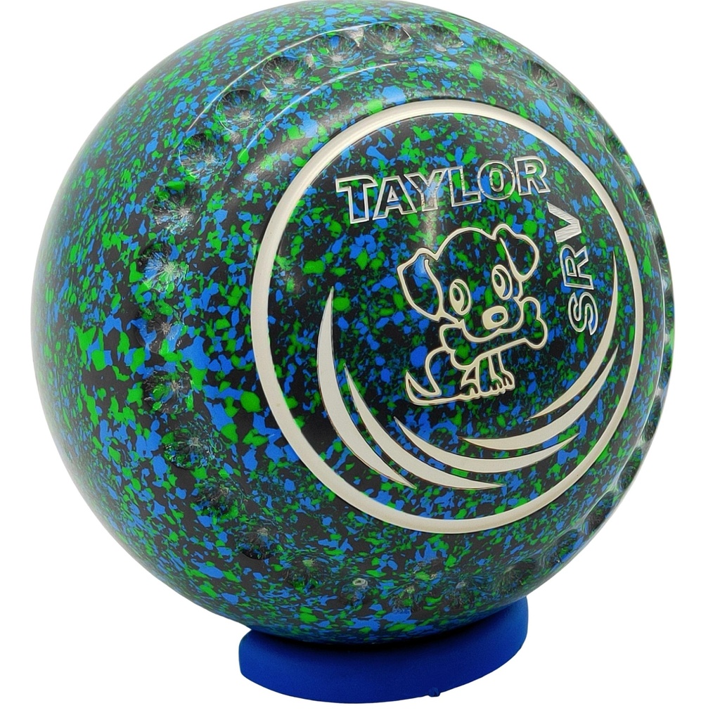 Taylor SRV Size 4 Grey Blue Lime with Half Pipe Grip