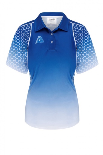 Ladies Zip Platinum Polo
