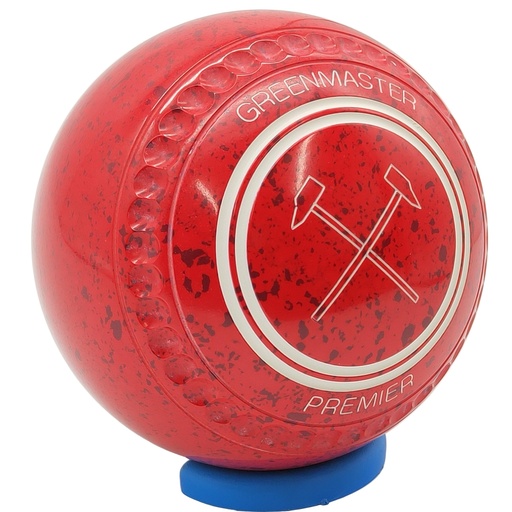 [PREM2AE10781A-52033-36743-GRPREMST35] Greenmaster Premier Size 2 Red Maroon with full 40 Dimple Grip