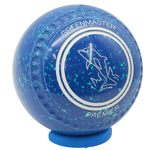 [PREM2AE10030A-51422-36081-PP26311-PREMST35] Greenmaster Premier Size 2 Blue / Mint with full 40 Dimple Grip