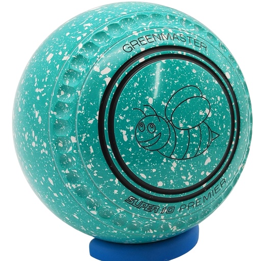 [SUP101AE8769A-52033-36743-GPSUP10ST34] Greenmaster Super 10 Premier Size 1 Mint White with full 40 Dimple Grip