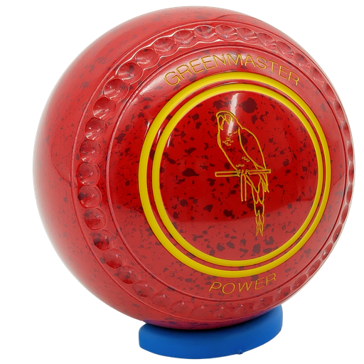 [POW3AE10338A-52233-36911-GPPOWST35] Greenmaster Power Size 3 Red Maroon with full 40 Dimple Grip