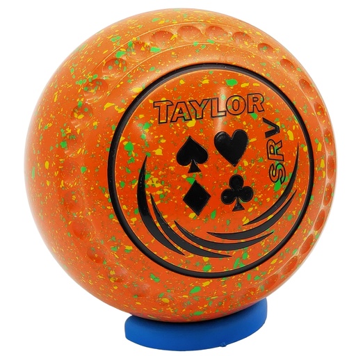 [SRV2HAE5180A-52287-36955-GPSRVST35] Taylor SRV Size 2 Orange Yellow Lime with Half Pipe Grip