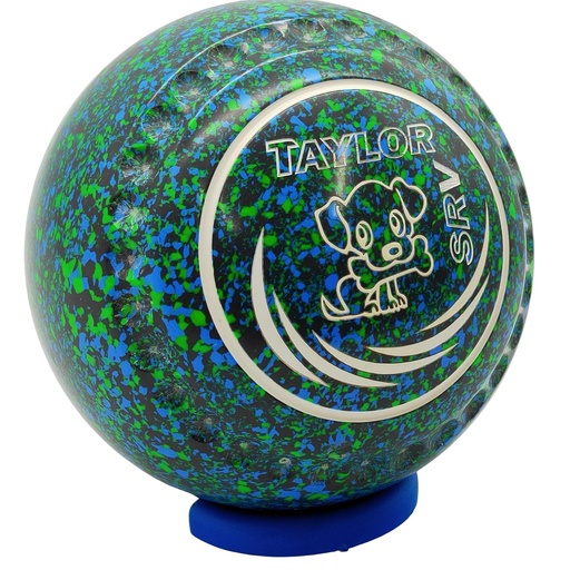 [SRV4HAF0872A-52347-37029-GPSRVST35] Taylor SRV Size 4 Grey Blue Lime with Half Pipe Grip